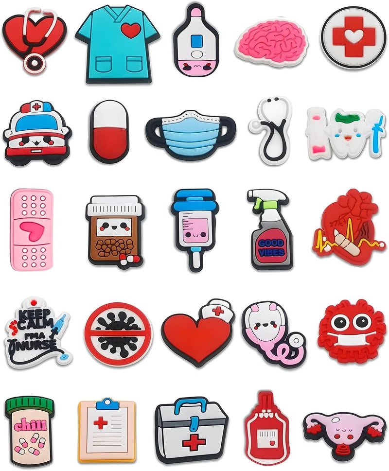 BOWNDY Different Shoe Charms for Clog Decoration,Cute Cartoon Charms Accessories for Gift - Image 1